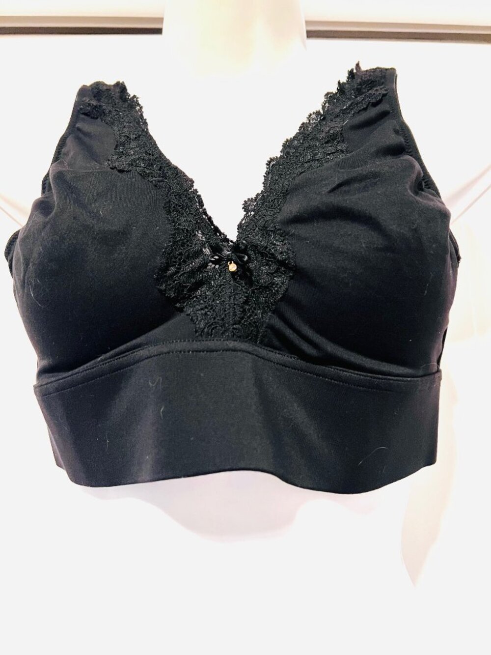 Soma Embraceable Wireless Unlined Lace Bra-Large-Super Soft-Adjustable-Lightweig - Picture 2 of 14